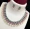 Pearl Elegance: Square Oval Necklace and Earring Set